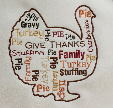 TurkeyTalk machine embroidery design