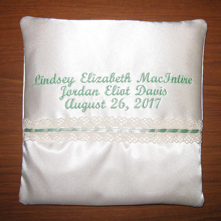 WeddingTalk custom reverse side machine embroidery design (digital dow ...