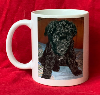 11 ounce personalized ceramic coffee mug